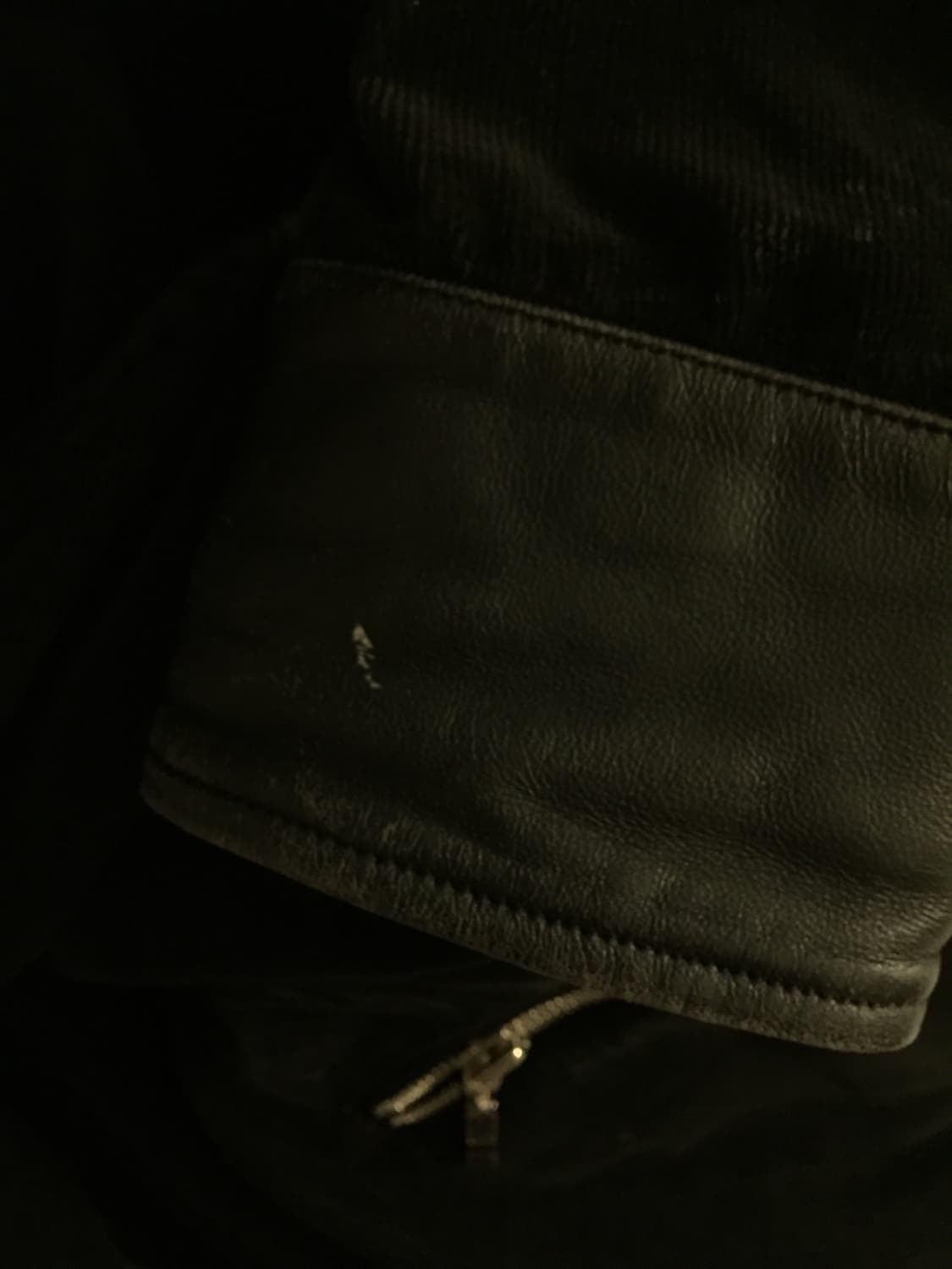 kenji ito leather trimming velvet jacket 상품이미지2