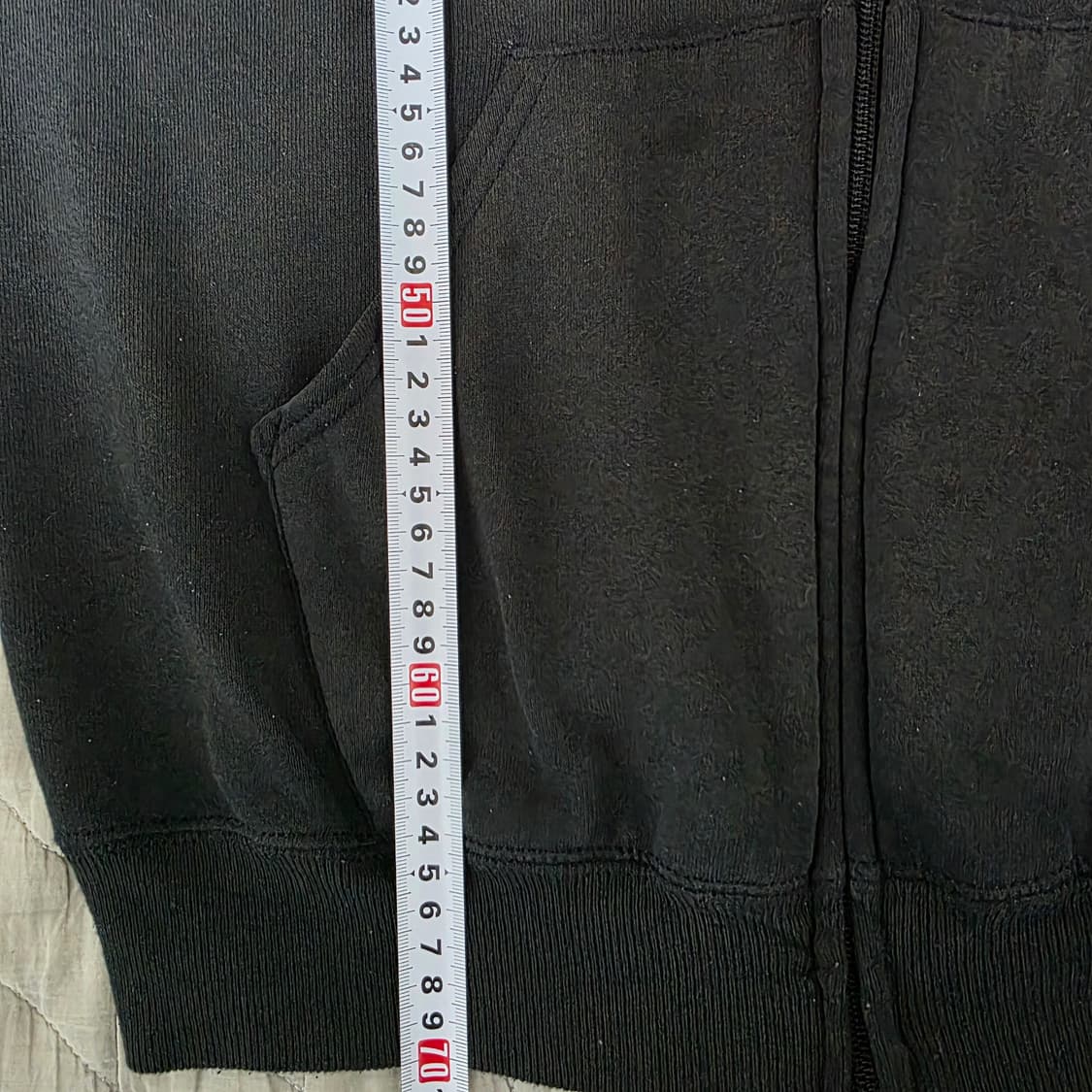 [XL] 90s USA 빈티지 러셀 애슬레틱 후드집업 블랙 하드페이드 상품이미지8