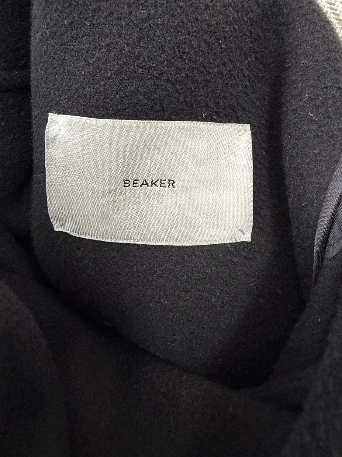 정품) 비이커 캐시미어 오버핏 코트 1 상품이미지5