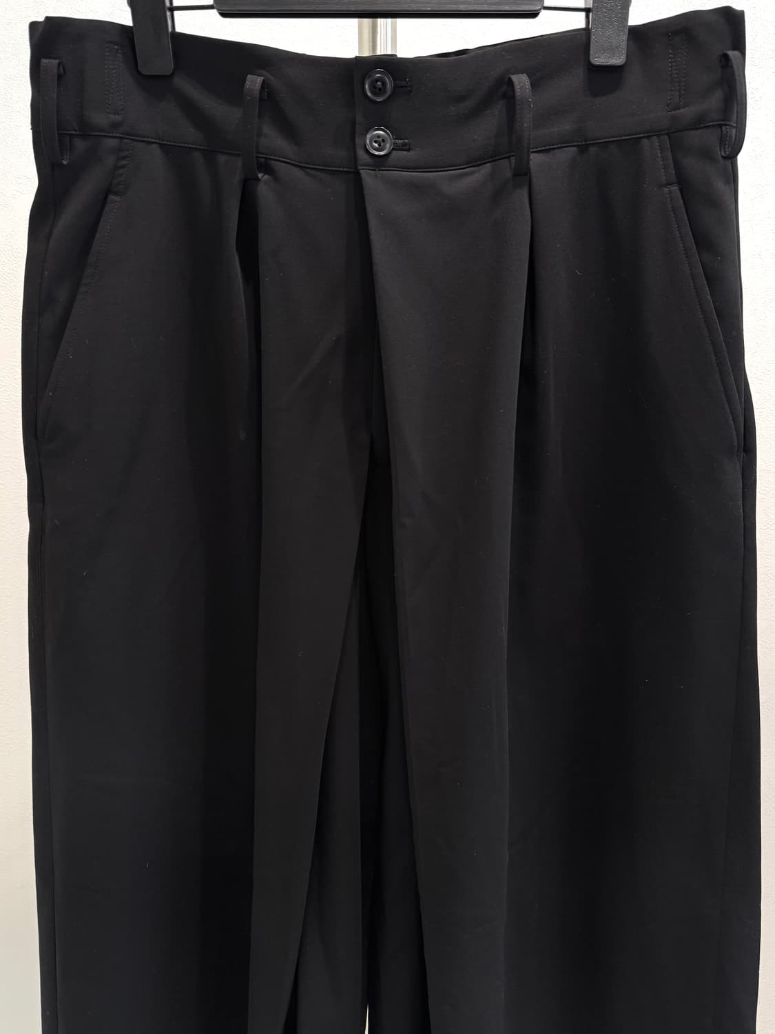 요지야마모토 x 마르키클럽 와이드 하카마 팬츠 상품이미지4