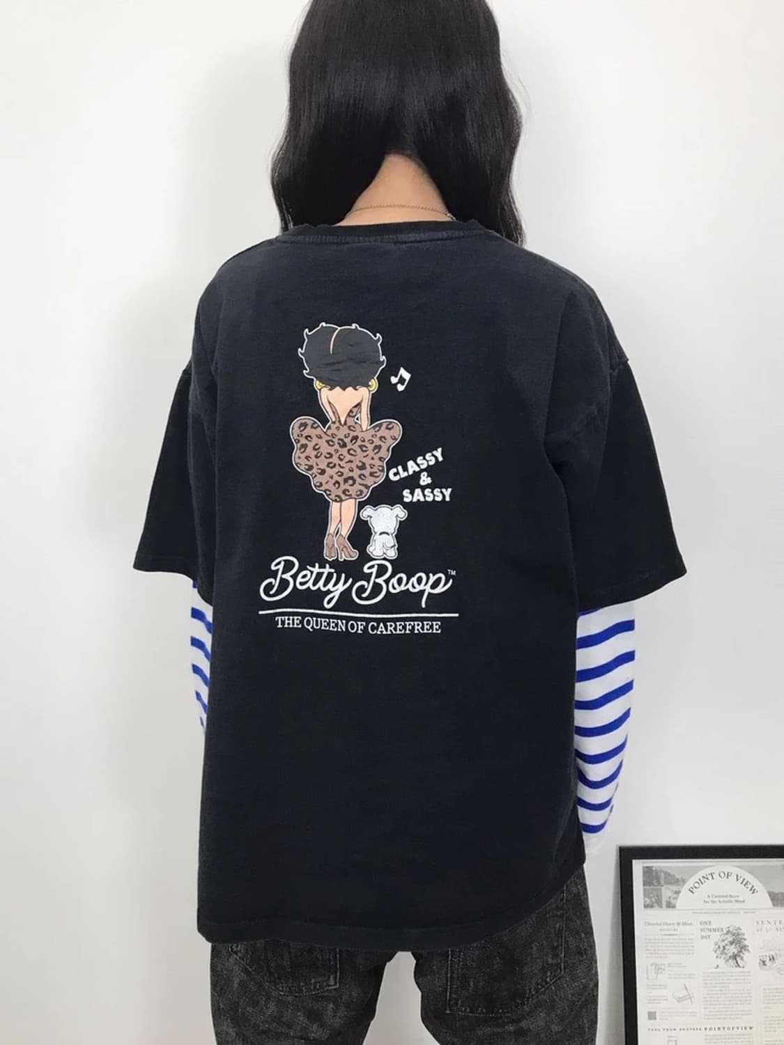 Betty Boop Back Graphic Tee 상품이미지1