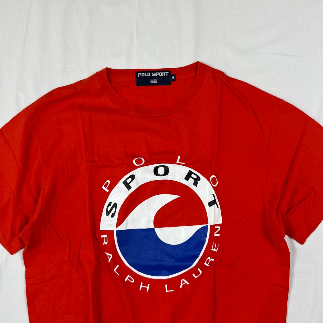 90‘s 폴로스포츠 polo sport 스펠아웃 반팔티 상품이미지2