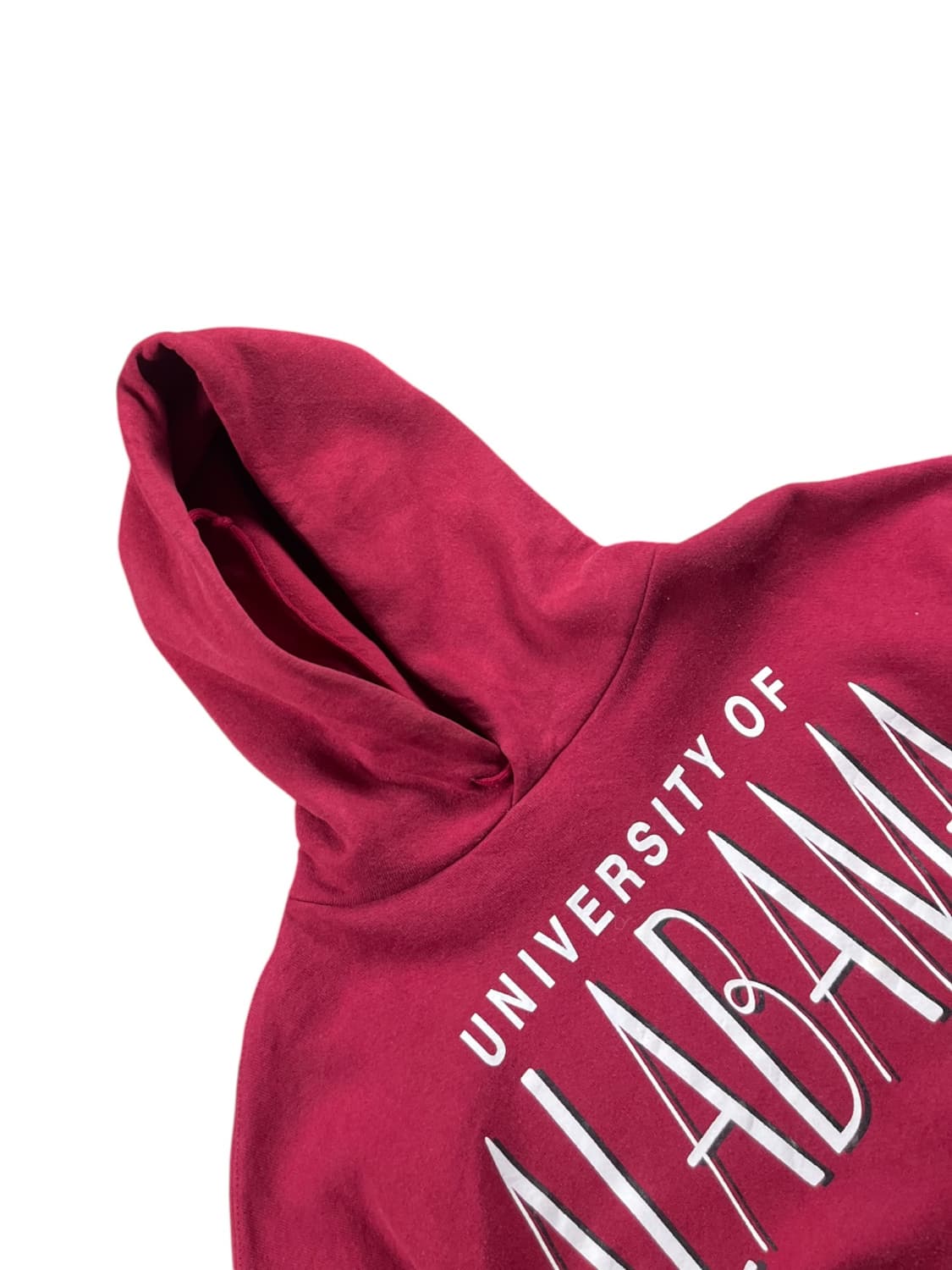 90s USA Russell Athletic 레드 컬러 후드티 상품이미지2