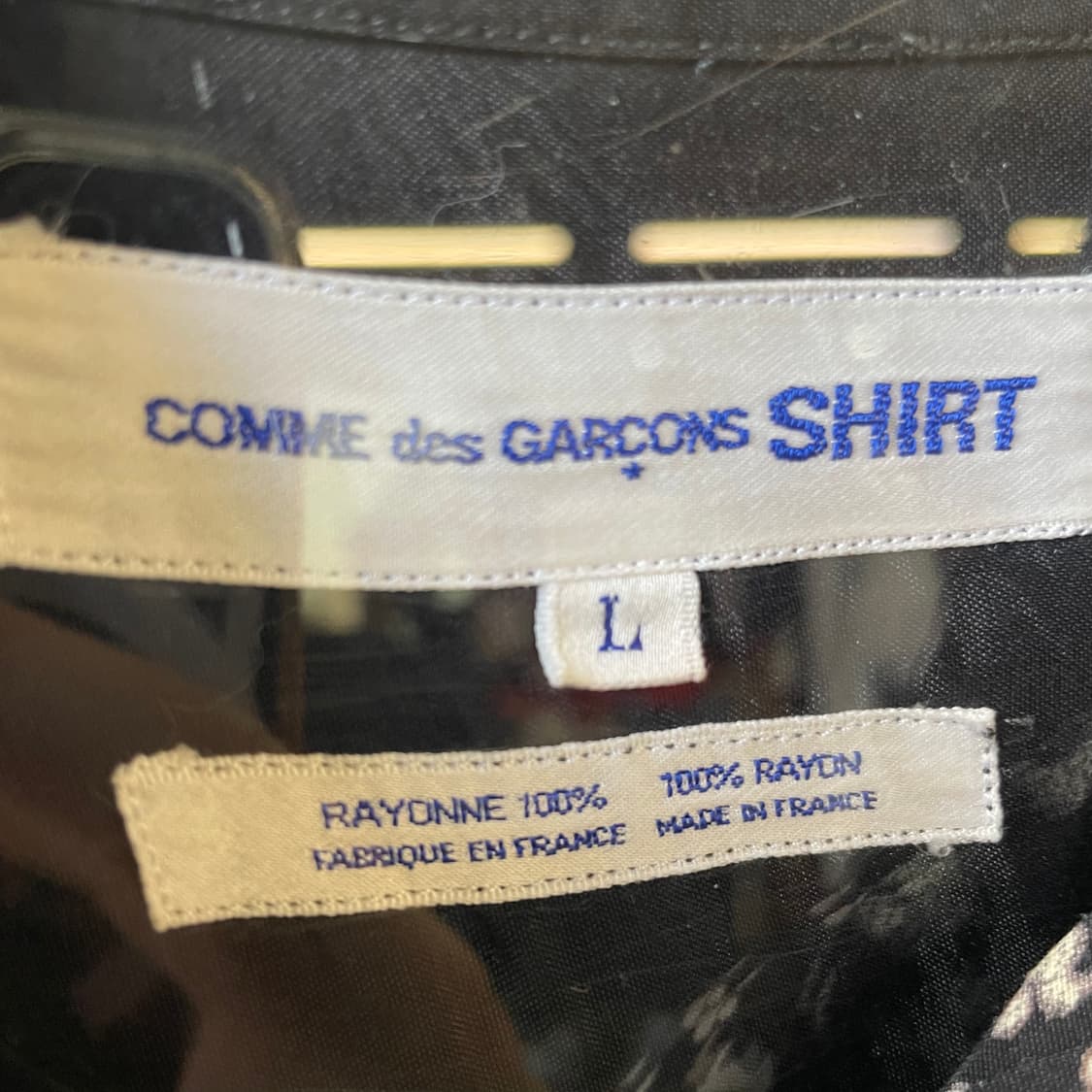 꼼데가르송 레이온셔츠 상품이미지8