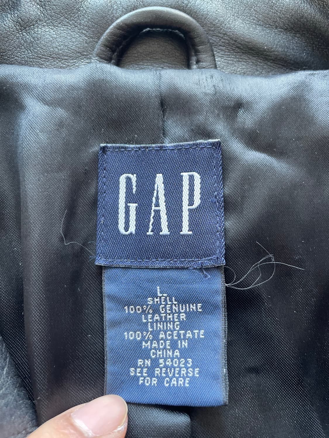빈티지 올드갭 레더피코트 레더 코트 old gap leather 상품이미지3