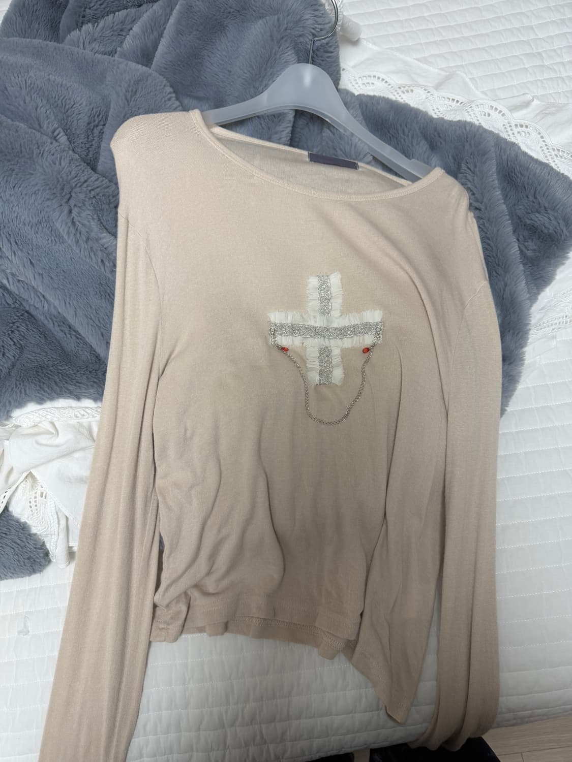 샵페어리 크로스 티셔츠 상품이미지1