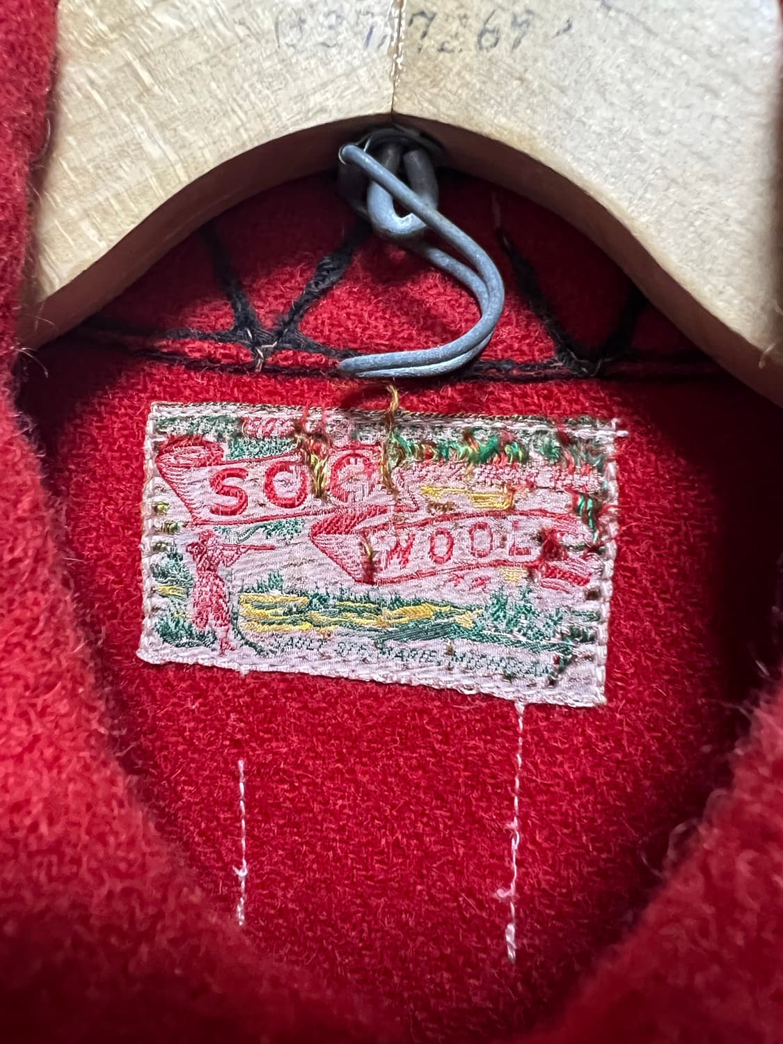 50s Soo Wool 빈티지 남방 상품이미지4