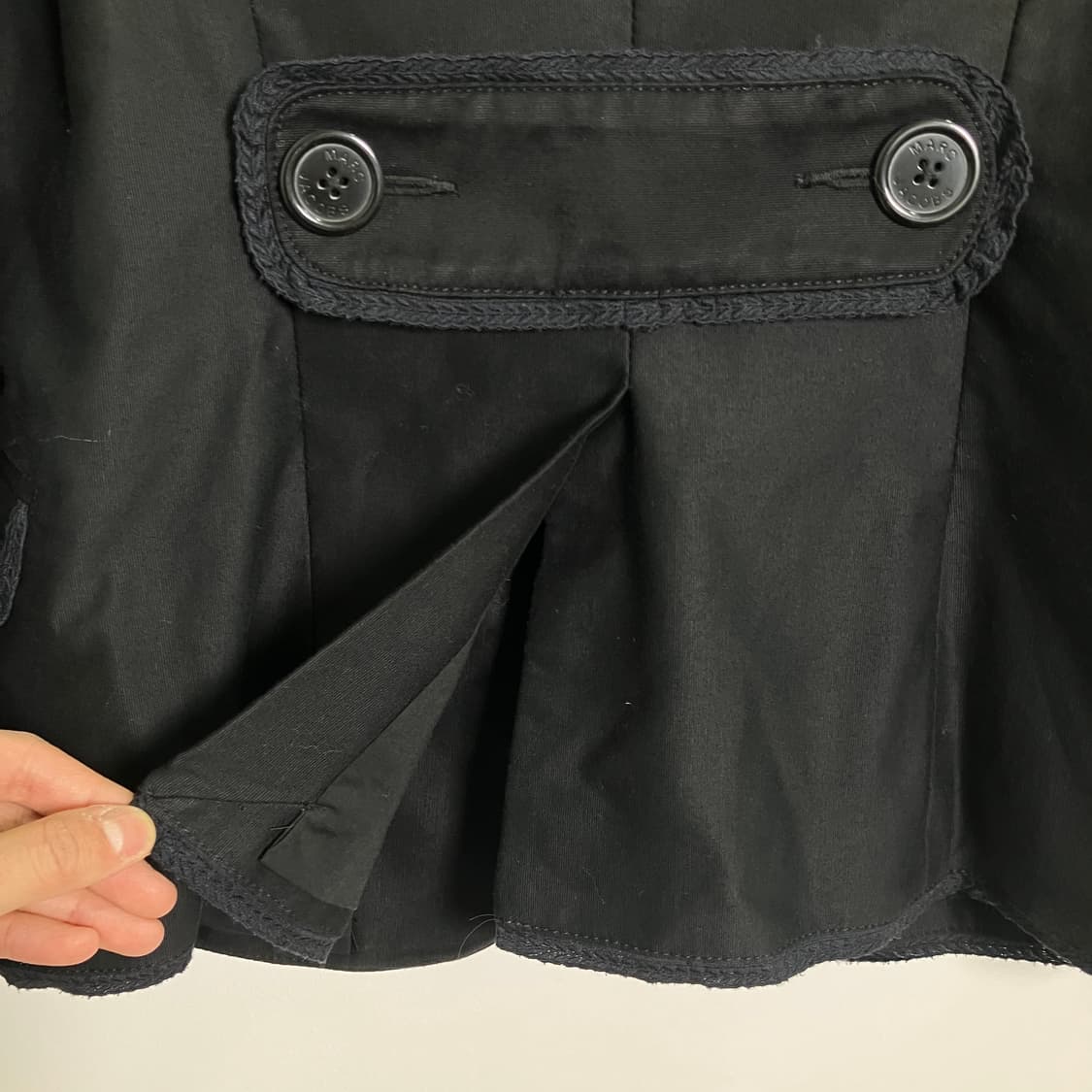 마크제이콥스 블랙 코튼 싱글 블레이저 상품이미지6