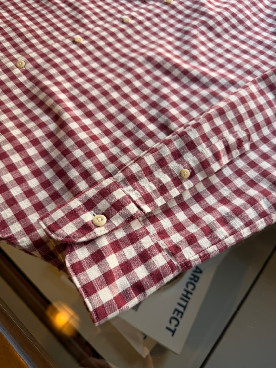 글랜셔츠 깅엄체크 셔츠 100 상품이미지10