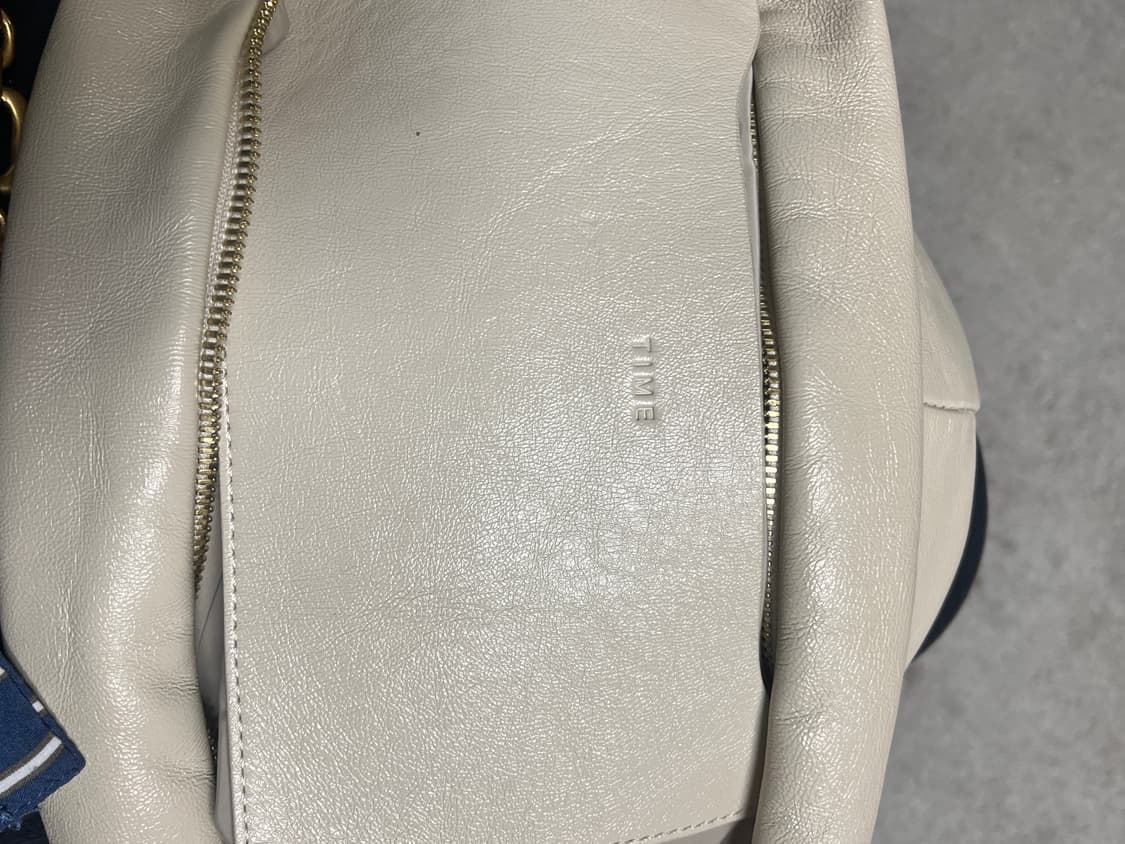 Time 천연 소가죽 크루아상 백 상품이미지2