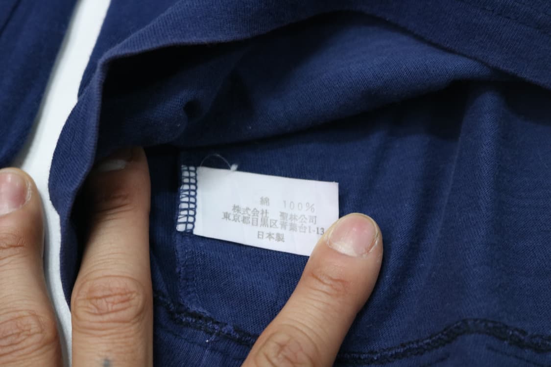 블루블루 재팬 아치 로고 네이비 롱슬리브 티셔츠 (L) 상품이미지9