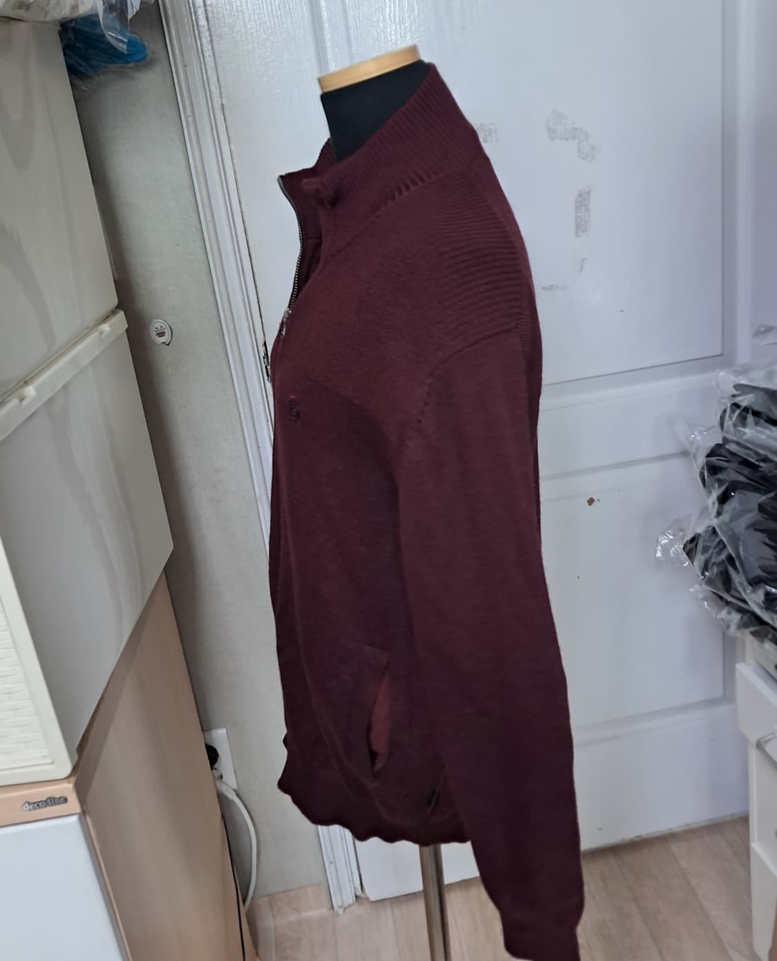 헤지스 남성 니트 집업 가디건 95 상품이미지3