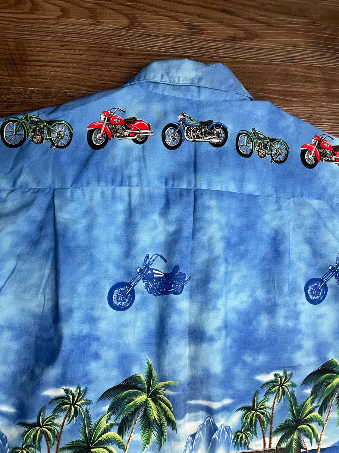 KY‘s Made In Hawaii 할리 바이크 모터사이클 하와이안 셔츠 상품이미지9