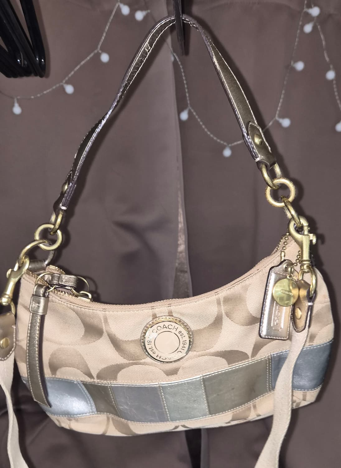 코치 coach 2002s monogram shoulder bag ✨️ 상품이미지1