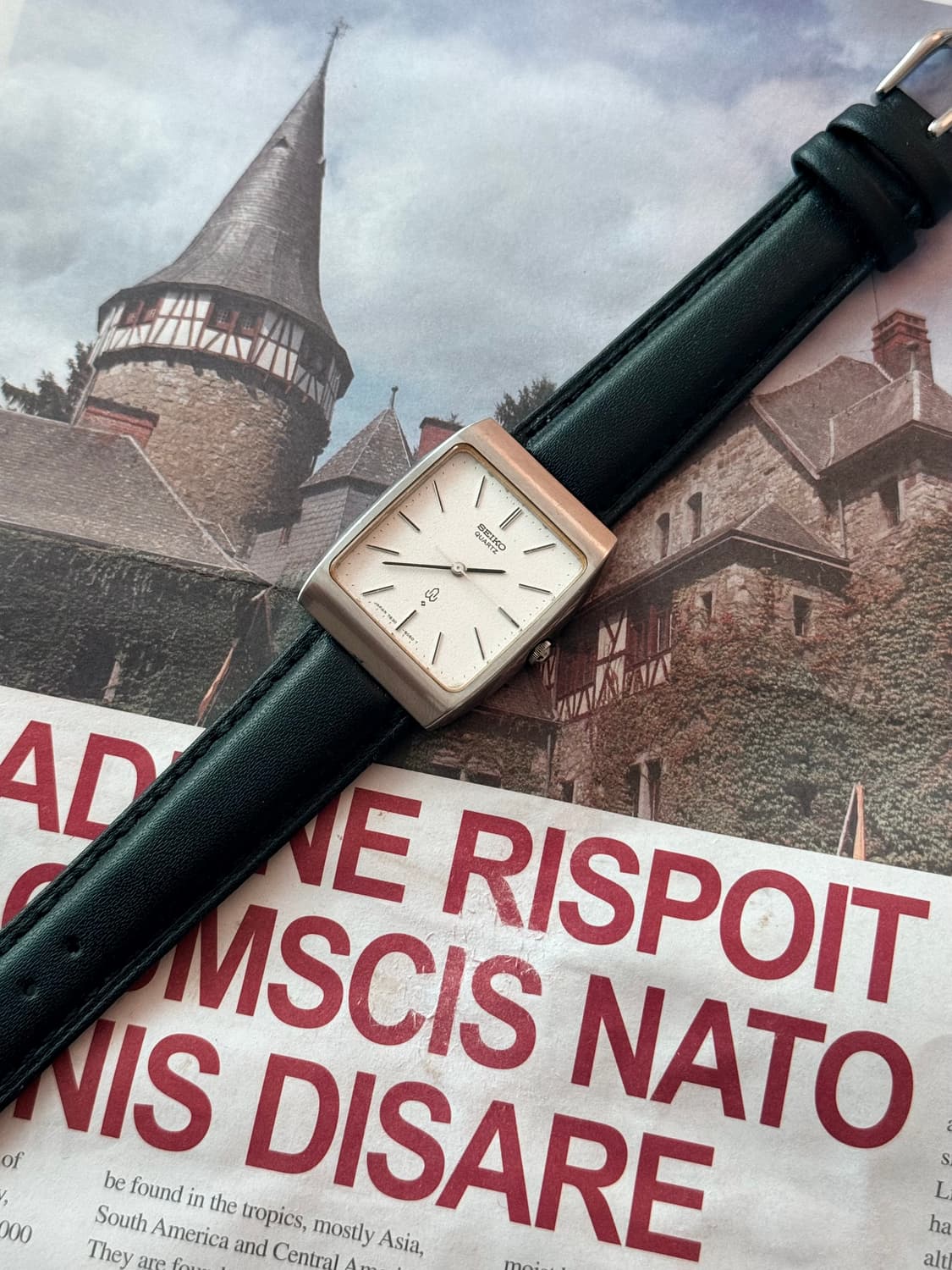 세이코 Seiko 쿼츠 스퀘어 상품이미지2