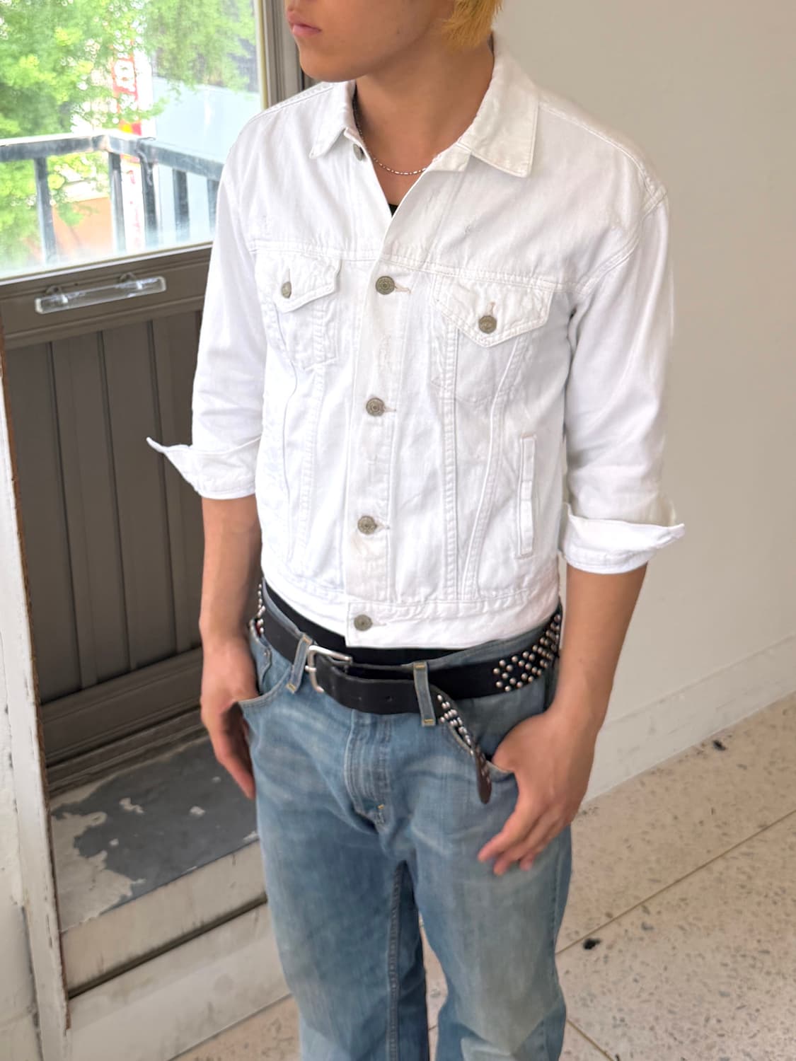 DENIM&SUPPLY RALPH LAUREN 화이트 트러커 데님 자켓 상품이미지7