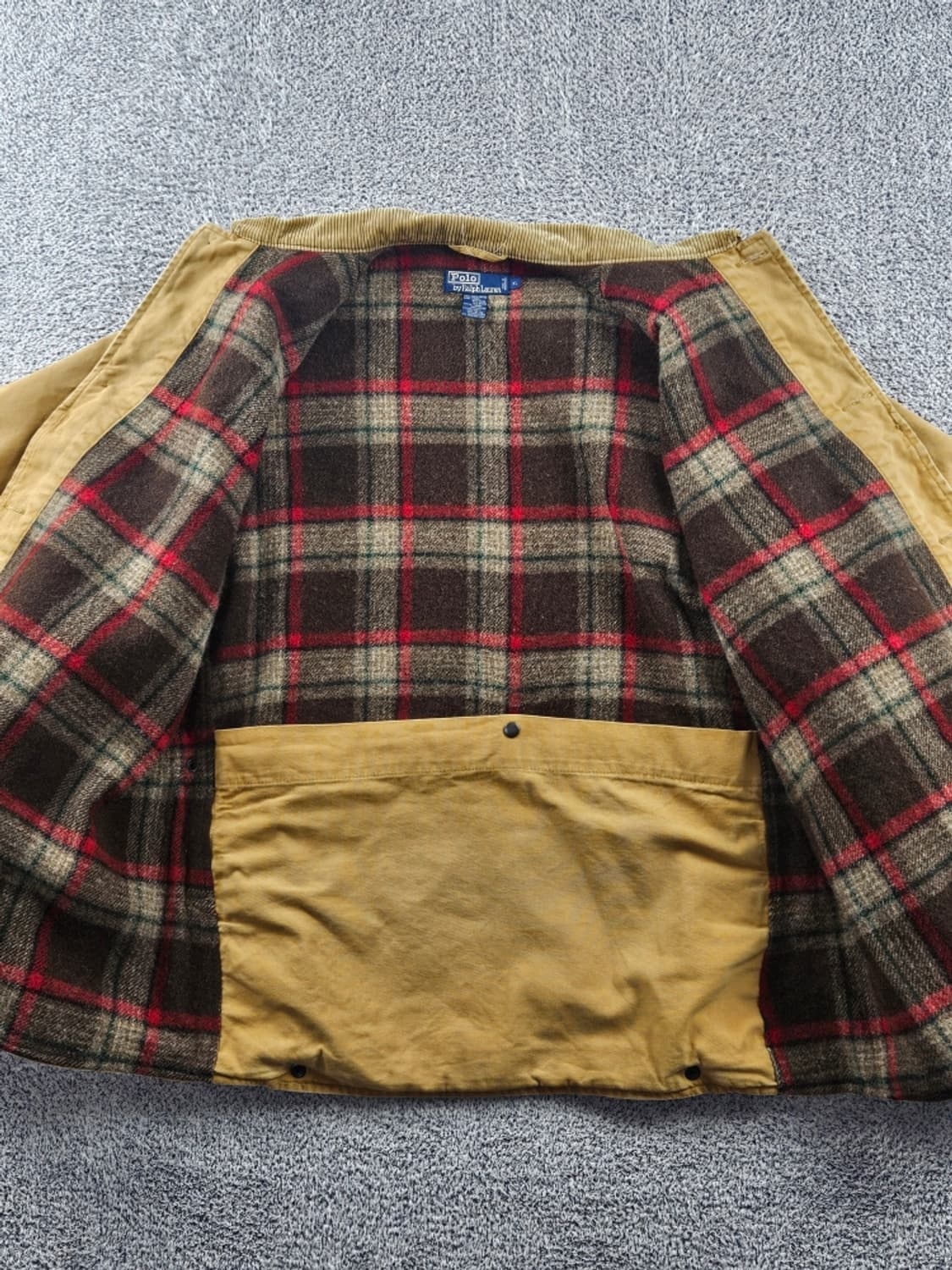 90's 폴로랄프로렌 코듀로이카라 모호크 헌팅 자켓 (XL)/ 11071 상품이미지9