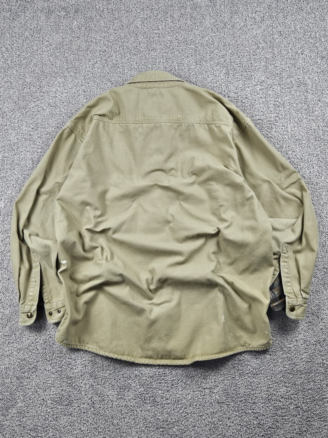 칼하트 플란넬 캔버스 헤비 워크 셔츠 자켓 ( XL ) / 10536 상품이미지5