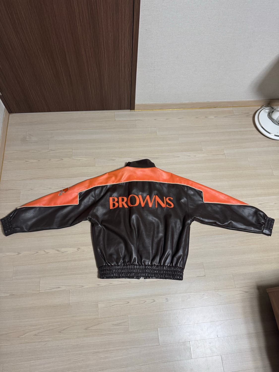 NFL  레더,가죽 바시티 자켓 상품이미지2