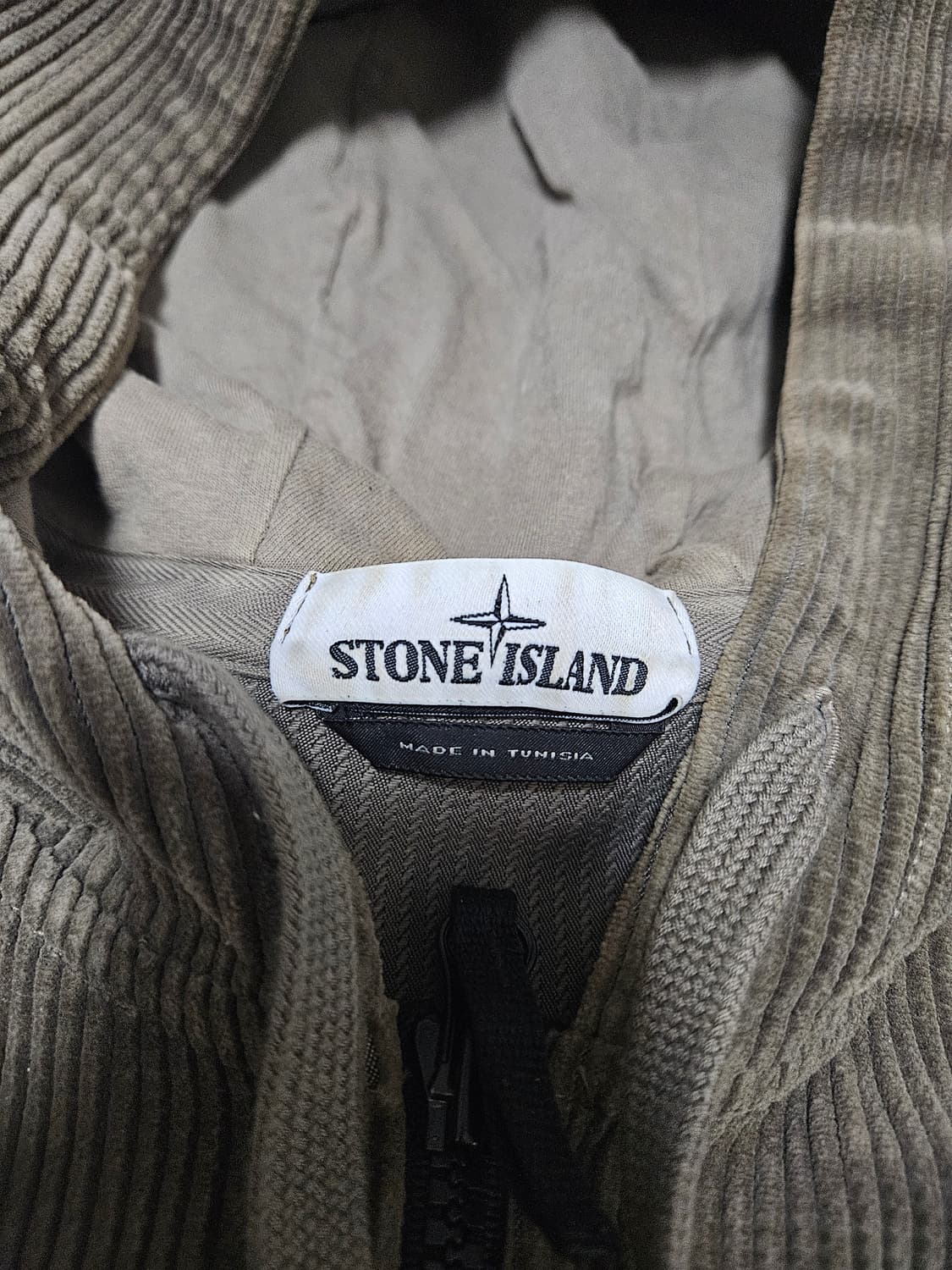 스톤아일랜드 코듀로이 후드집업 상품이미지3