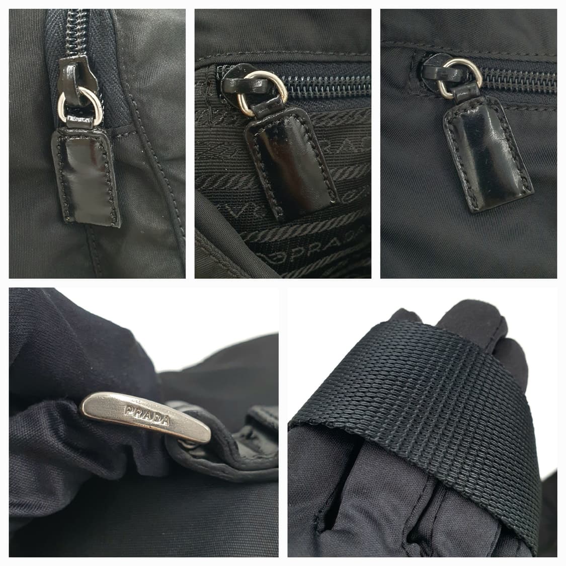 프라다 블랙 메신저백 크로스백 숄더백 B5469F 상품이미지6
