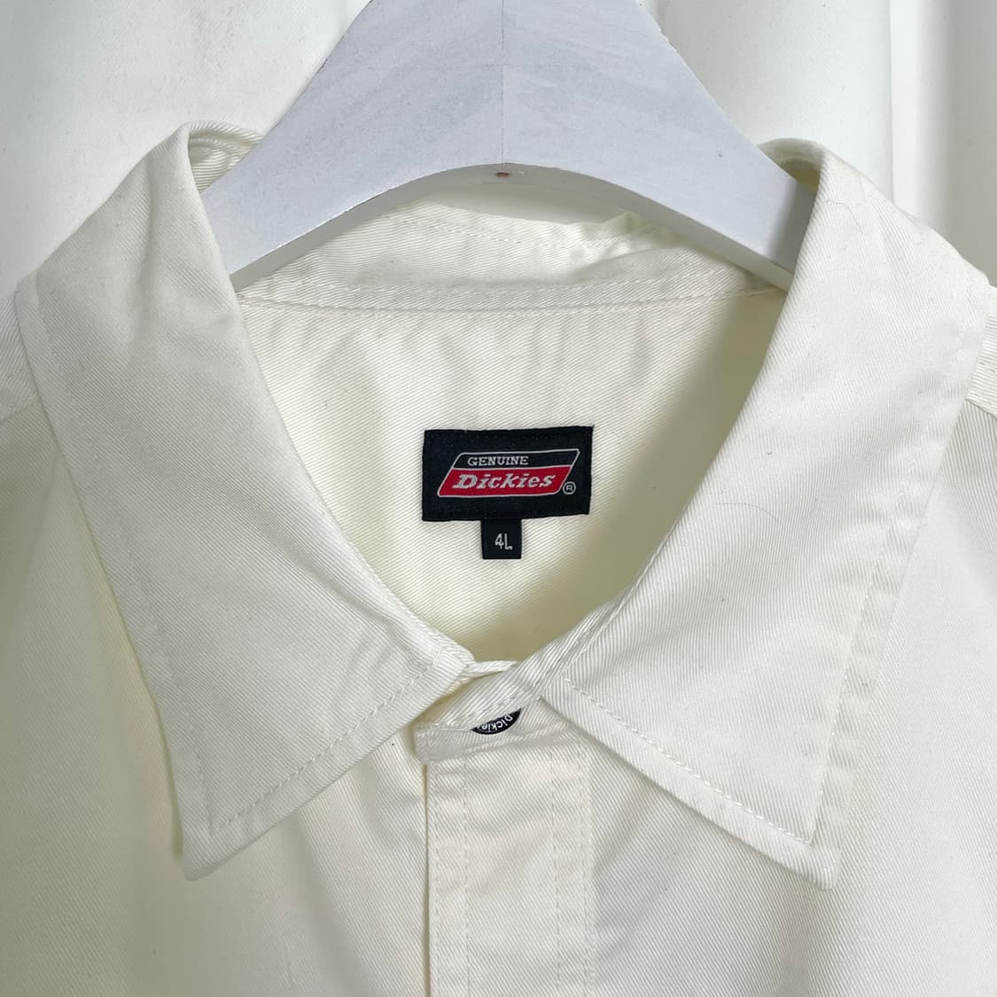 DICKIES 디키즈 화이트 롱슬리브 워크셔츠 상품이미지3