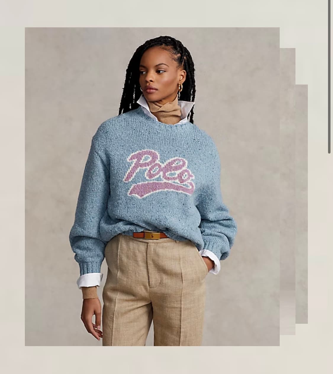 폴로 랄프로렌 크루넥스웨터 (M) 상품이미지5