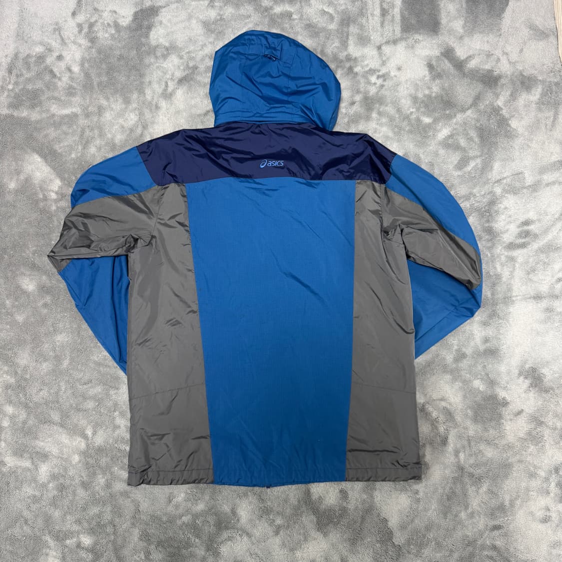 아식스 바람막이 블루 배색 상품이미지2
