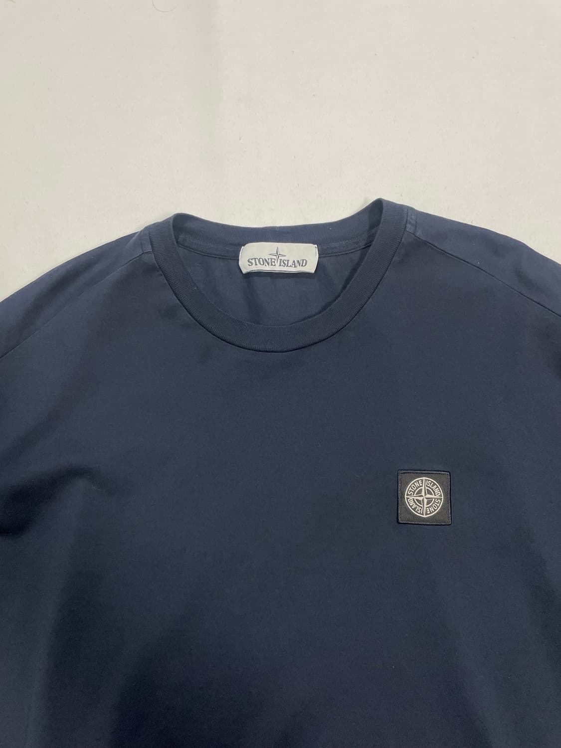 스톤아일랜드 컴파스 로고패치 1/2 티셔츠 상품이미지4