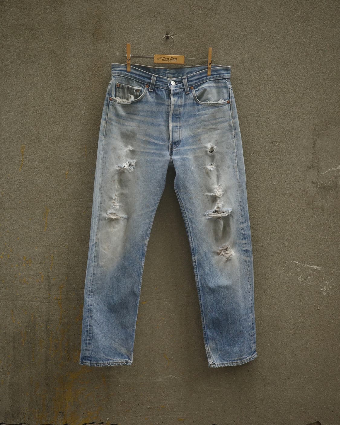 90’s Levi’s 501 디스트레스드 데님 팬츠 상품이미지1