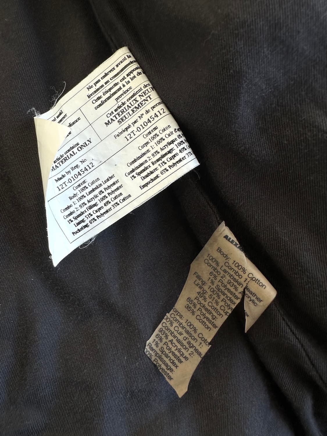 알렉산더왕 블랙 오버핏 렘스킨 레더 봄버 상품이미지8