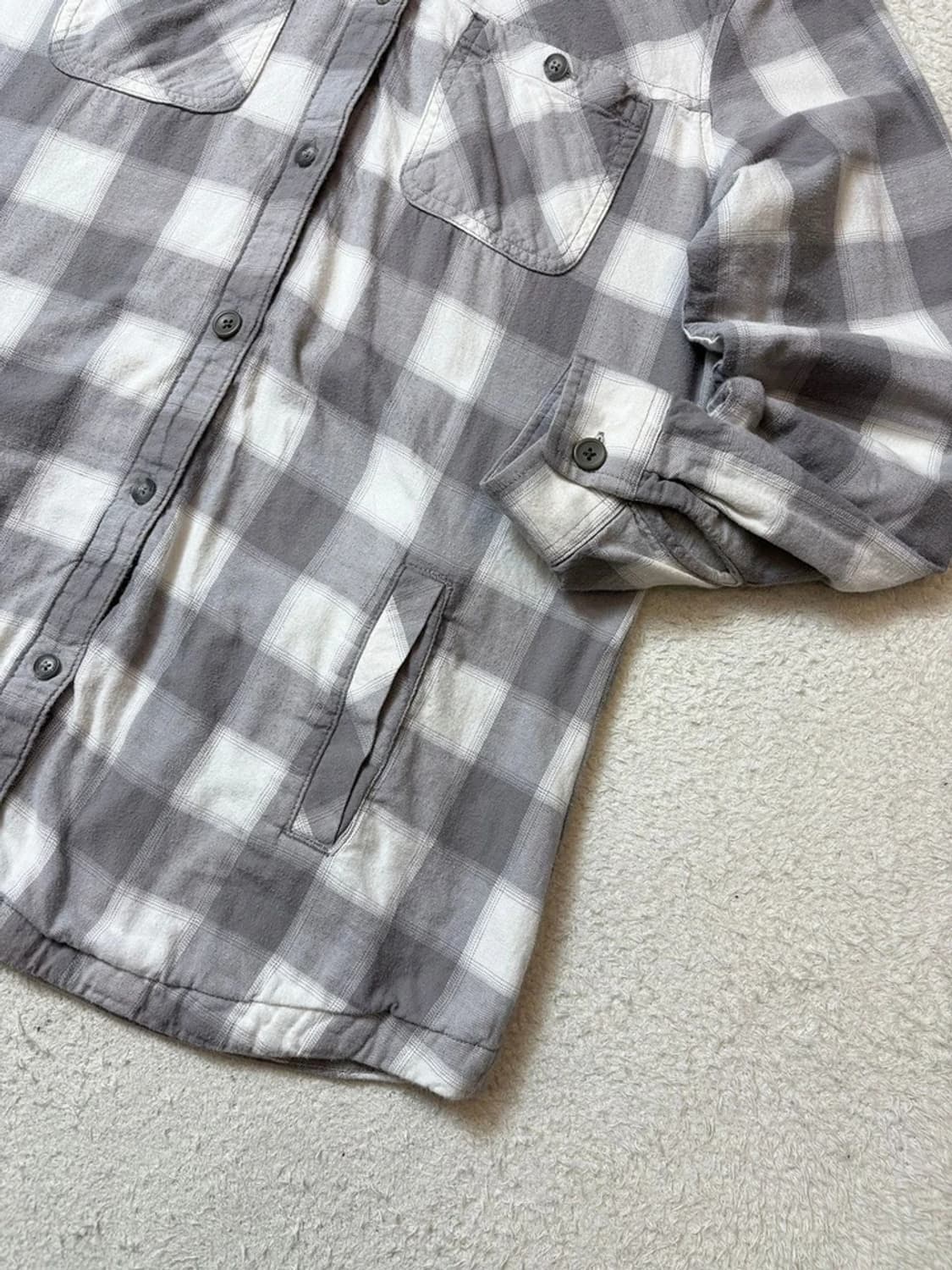 에디바우어 00's 우먼스 플란넬 후드 셔츠 자켓 PN6496 상품이미지3