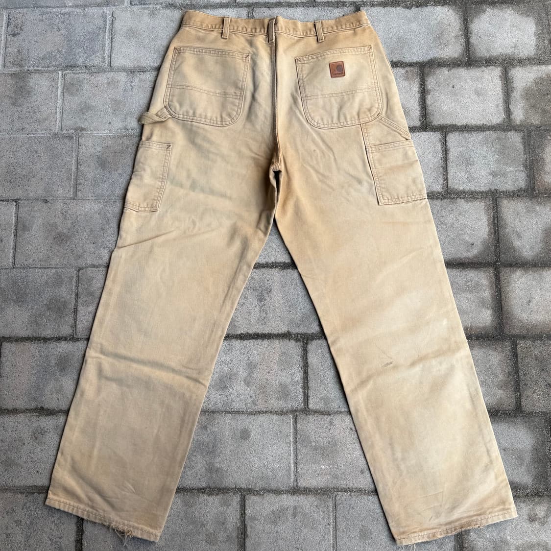 칼하트 B11 BRN 싱글니 카펜터 워크 팬츠 상품이미지2