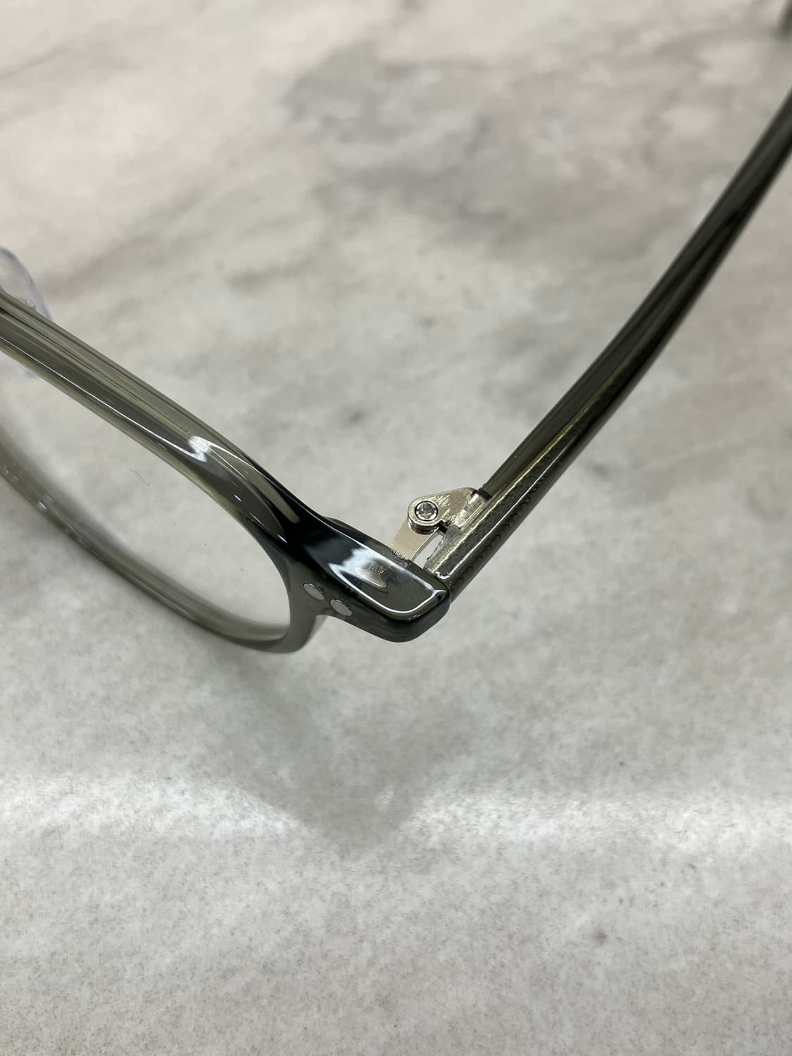 B62 HL 유광 카키 웰링턴 뿔테 안경7670 상품이미지2