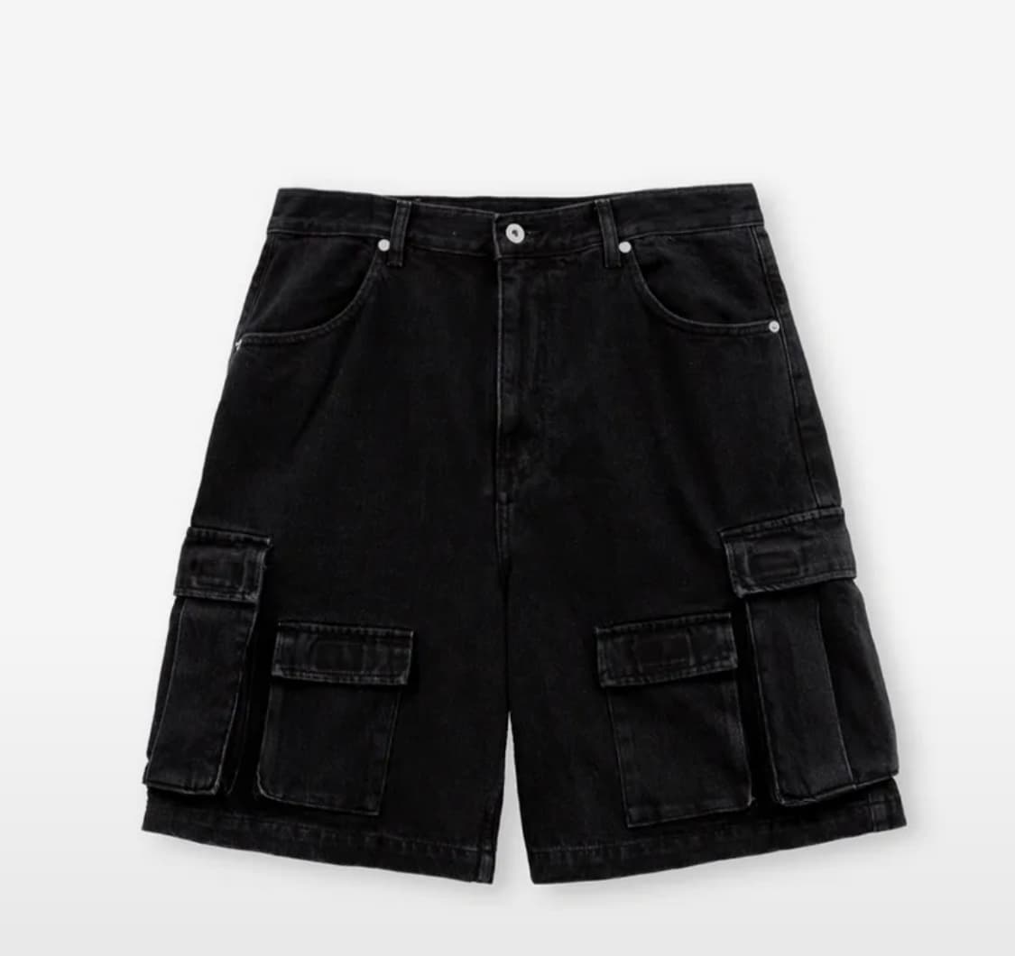 브라운야드 데님 카고 쇼츠 상품이미지1