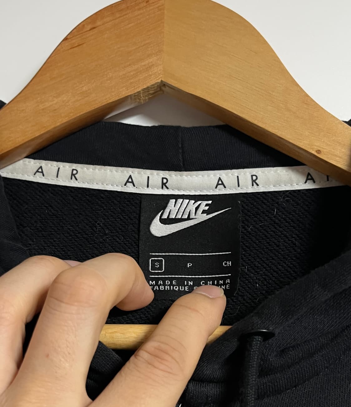 나이키 에어 오버핏 크롭 후드집업 S 상품이미지5