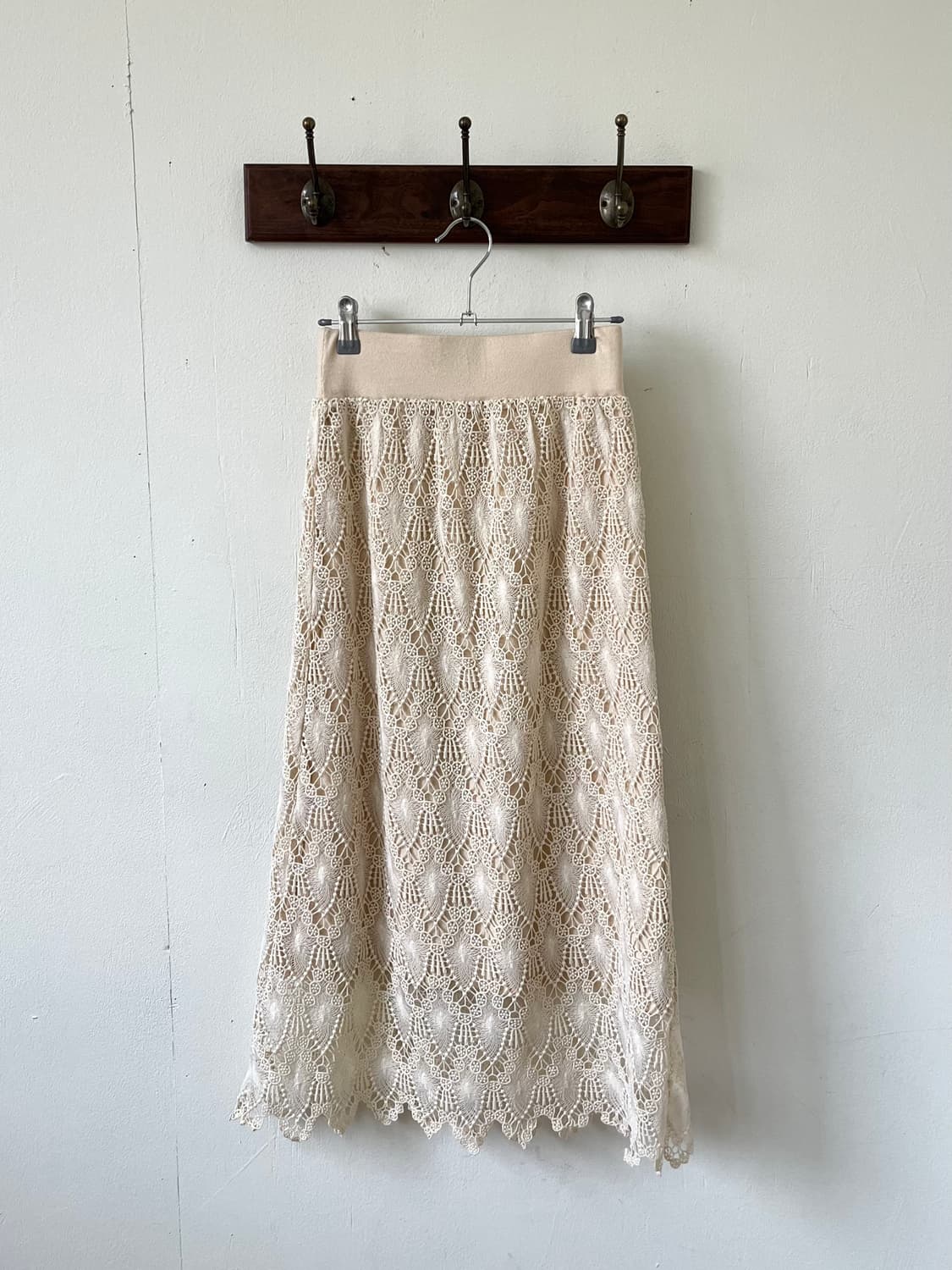 SAISON DE PAPILLON 패턴 시스루 스커트  상품이미지1