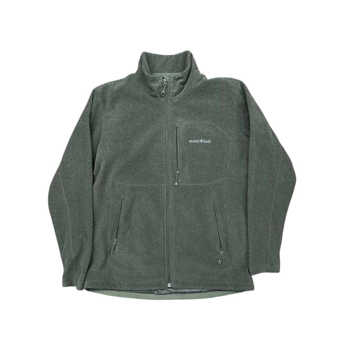 몽벨 카키 플리스 집업 상품이미지2