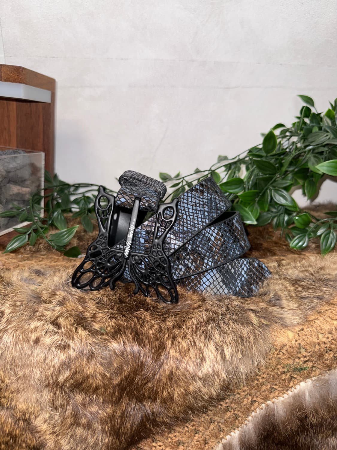 Miss Sixty navy python butterfly belt  상품이미지2