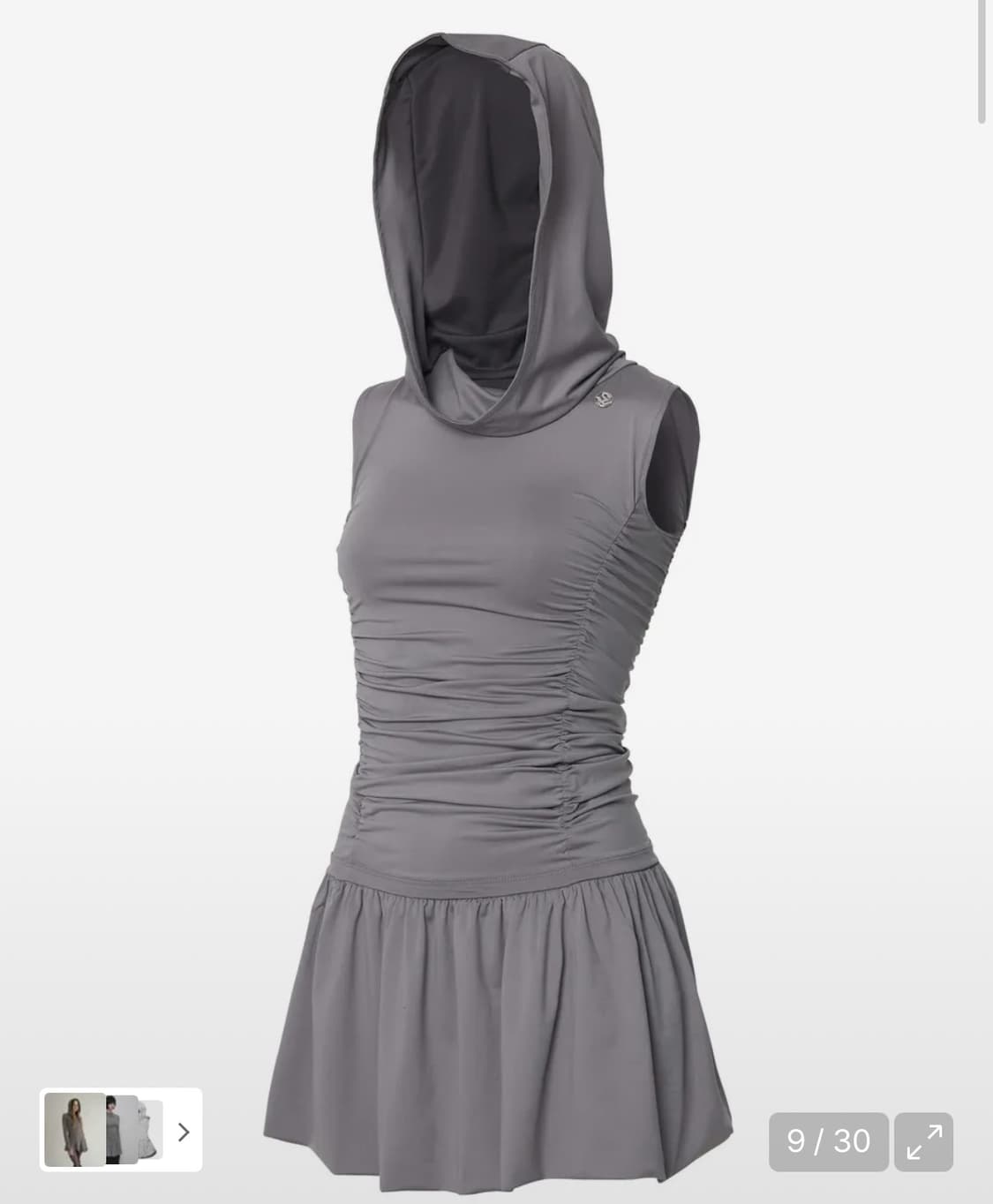플레어업 Hooded High Neck Dress 상품이미지2