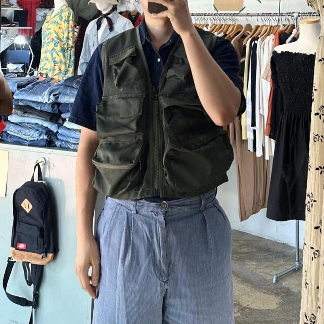 (착용컷) U.S.A.F. 서바이벌 베스트 (남성용 100) 상품이미지3