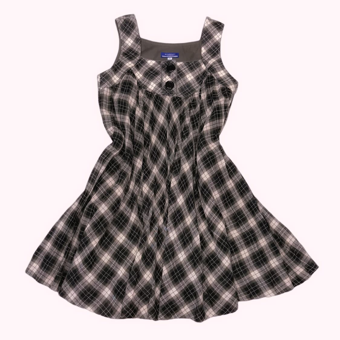 버버리 블루라벨 오레오 체크맛 핀터레스트 미니 플레어 원피스  상품이미지1