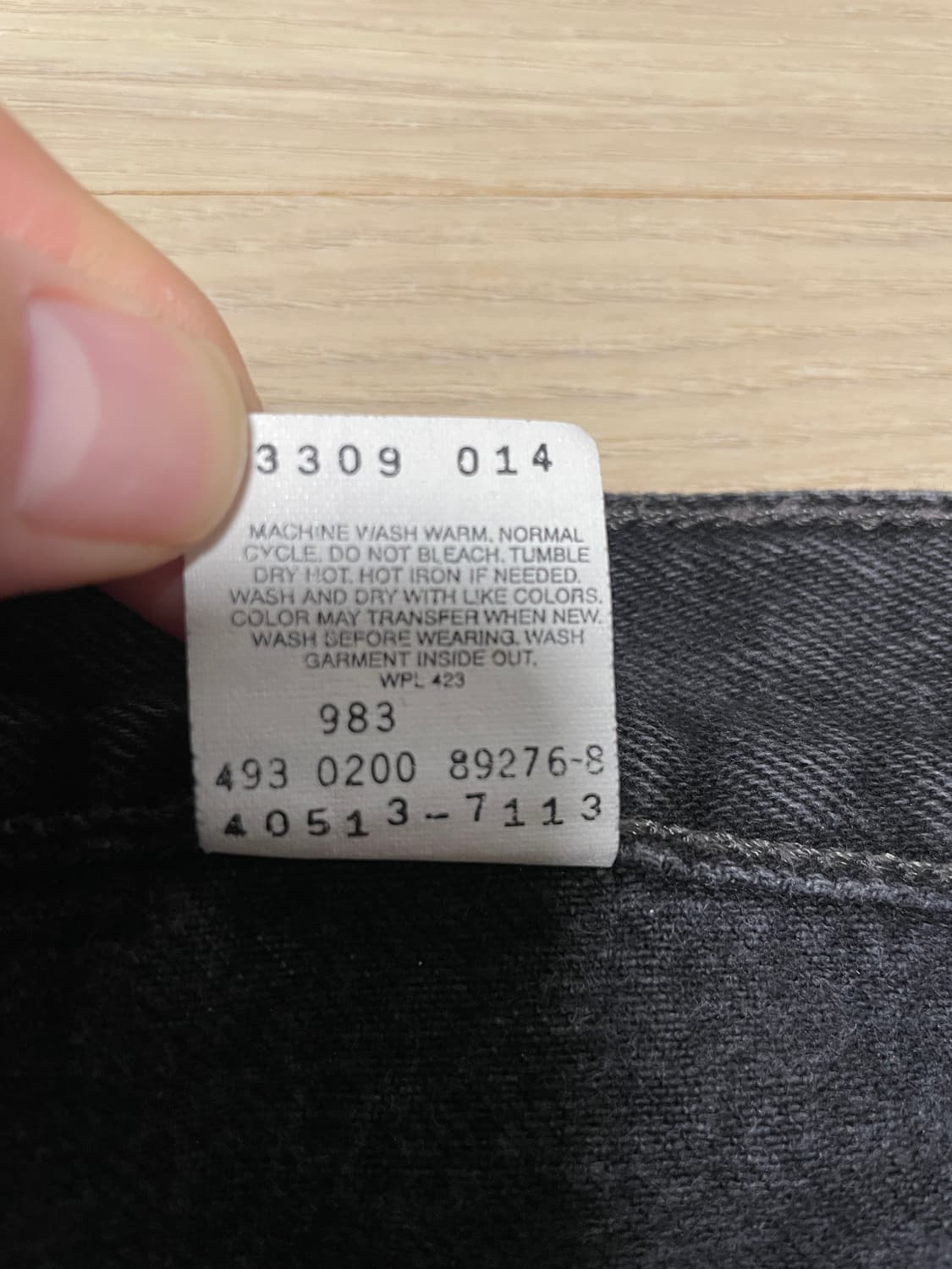 빈티지 리바이스 517 블랙 팝니다 상품이미지3