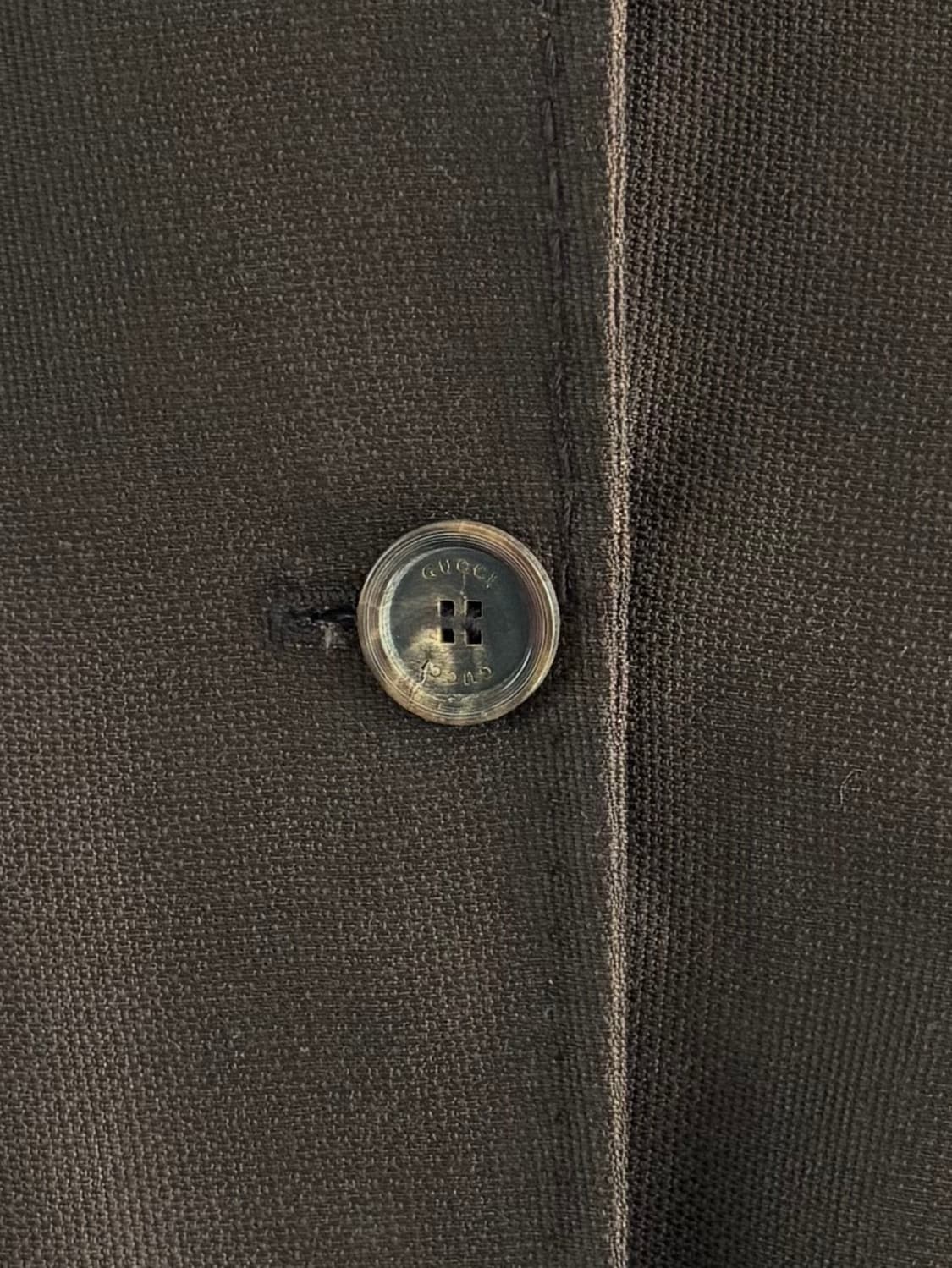 Gucci 구찌 브라운 컬러 원버튼 블레이저  상품이미지7