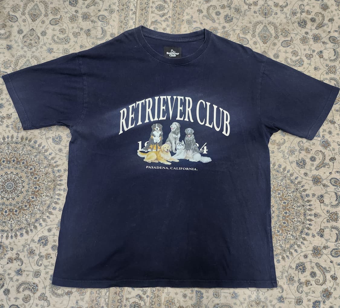 Retriever Club 반팔 티셔츠 네이비 상품이미지1