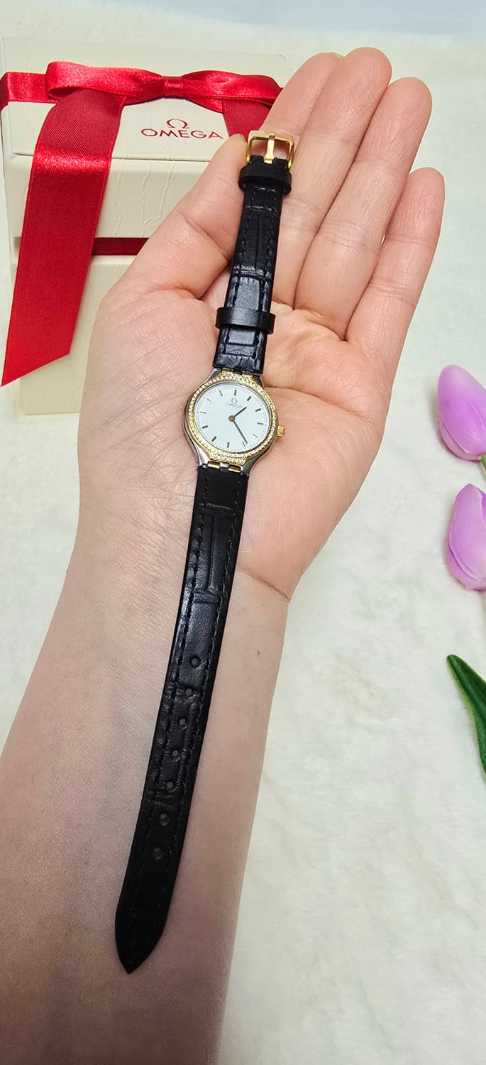 오메가드빌18k다이아시계 정품 24mm  상품이미지6