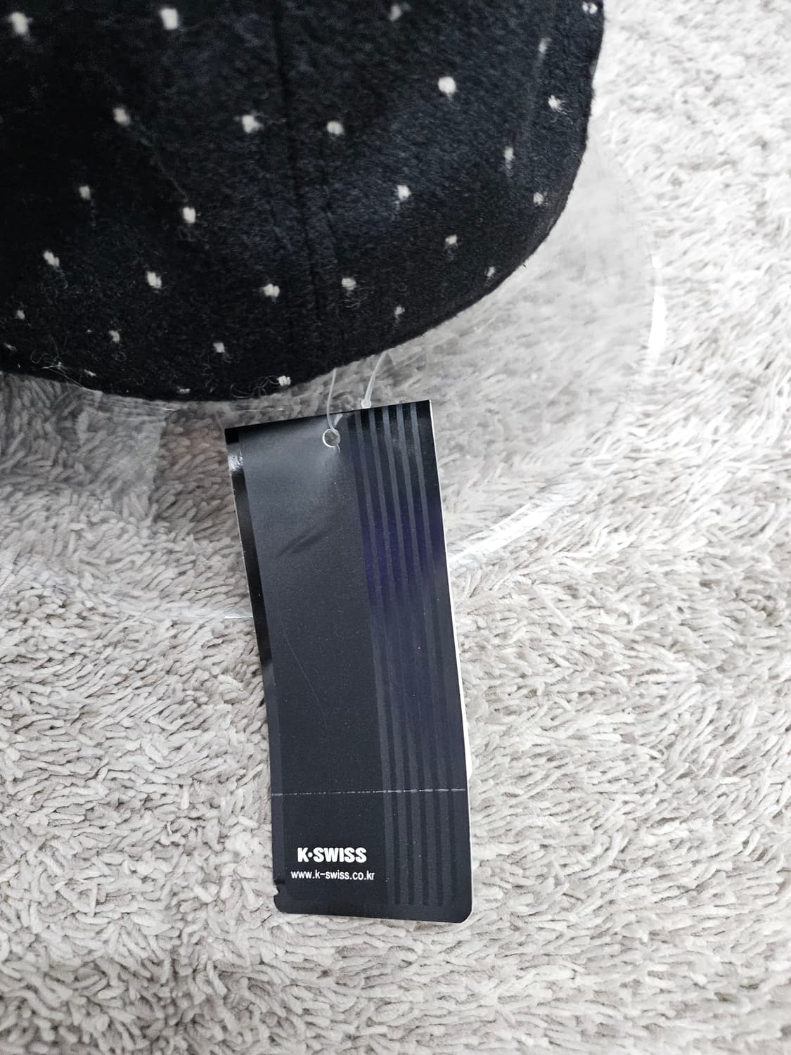 K-Swiss 블랙 땡땡이 볼캡 새제품 상품이미지5