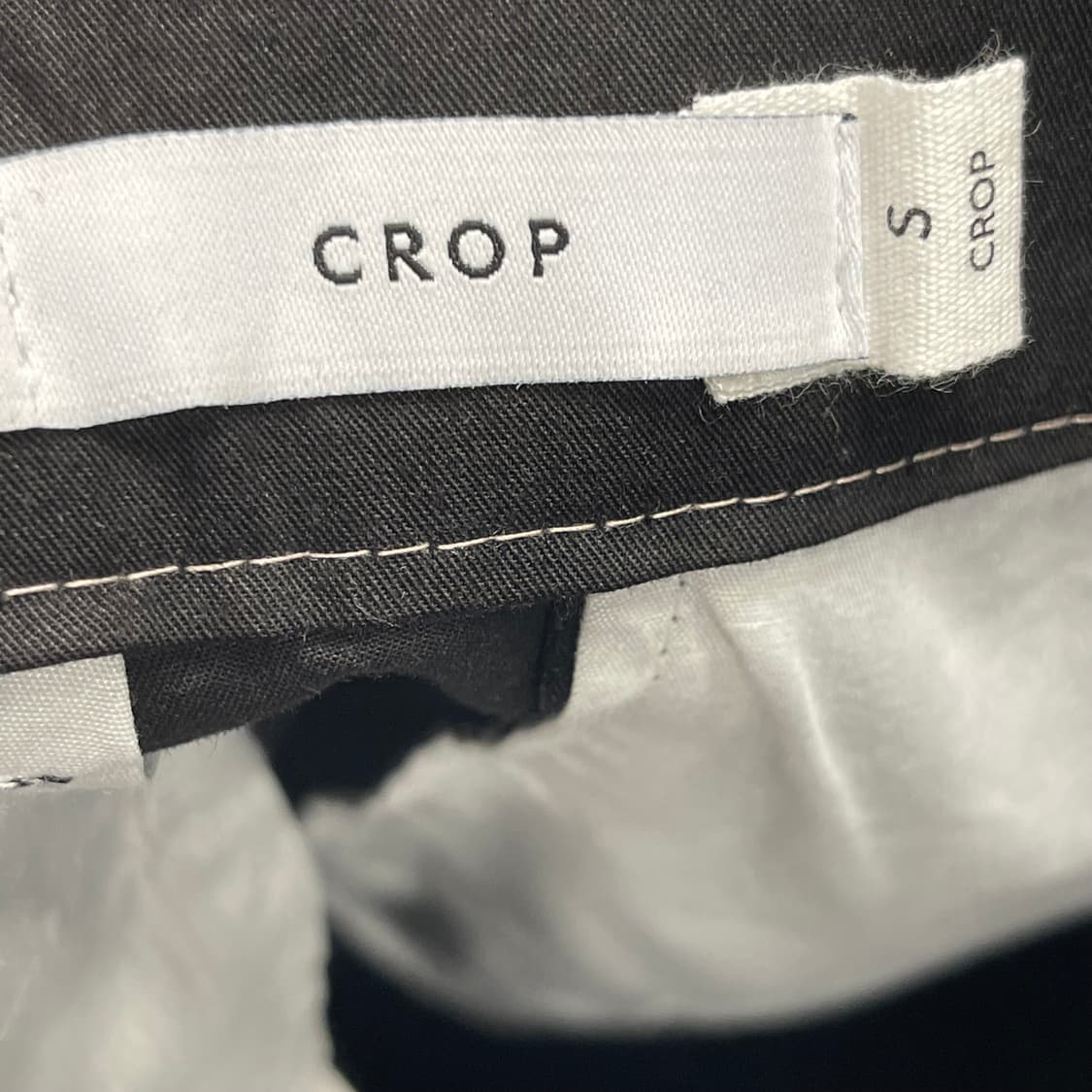 빈티지 CROP 스티치 와이드팬츠 S 상품이미지3