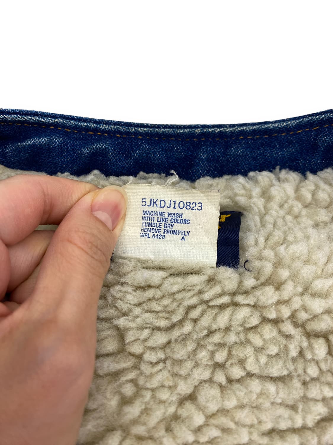 7-80’s 랭글러 데님 쉐르파 베스트 상품이미지6