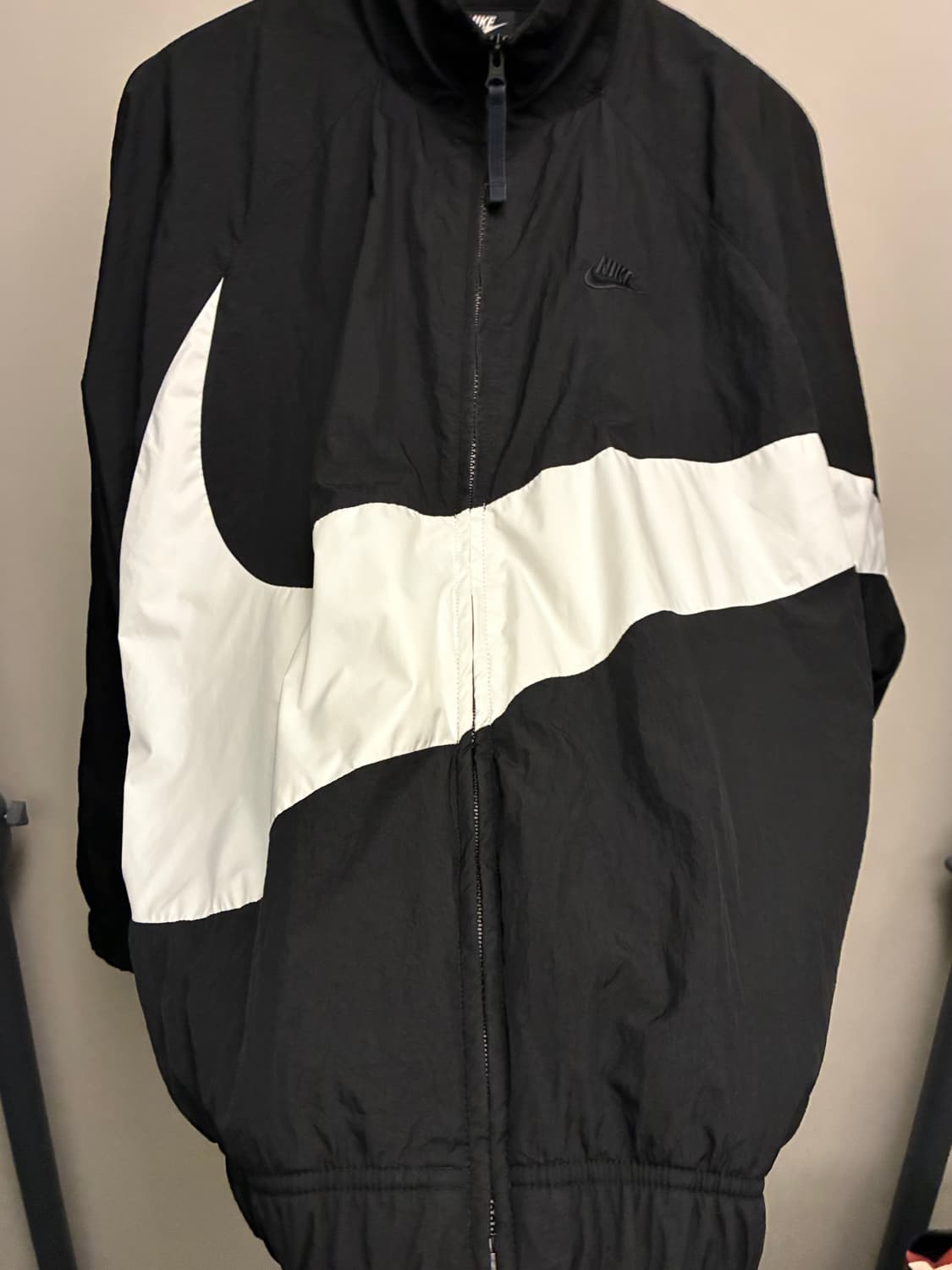 (XL)나이키 빅스우시 우븐 블랙 나일론 바람막이자켓  나이키 빅스우시  상품이미지5